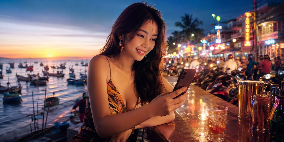 Quầy casino di động sôi động trên bãi biển Mũi Né hấp dẫn người chơi Việt